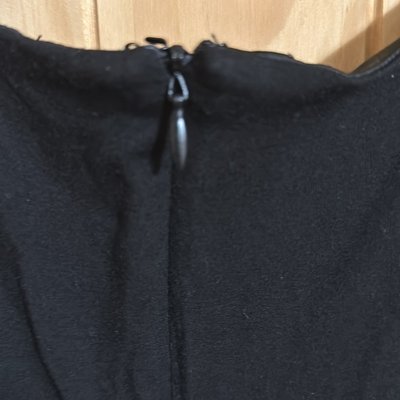 Carmen Marc Valvo Black Gold Studded Dress - Picture 4 of 5